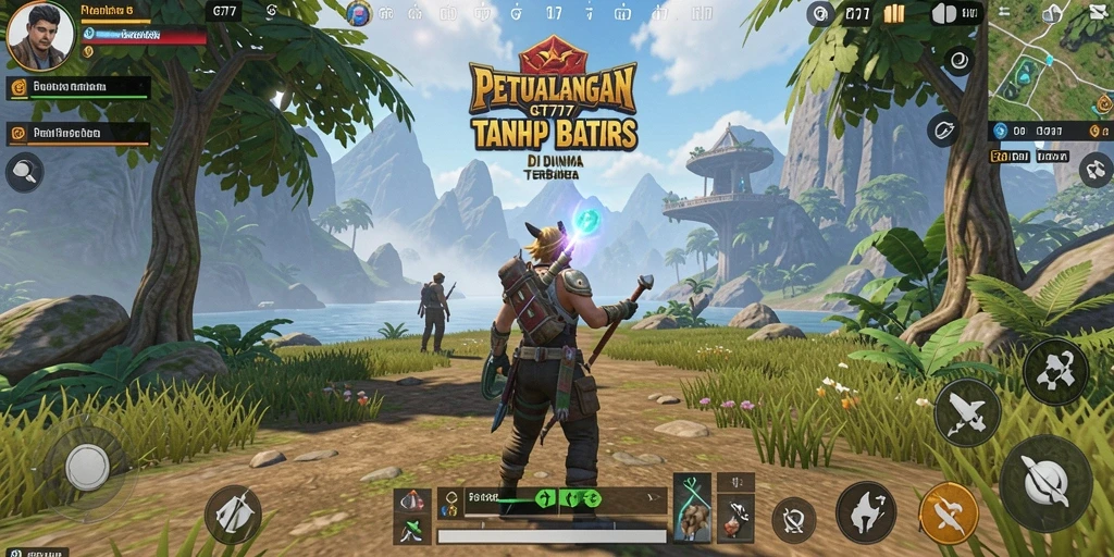 Gameplay GT777 yang menakjubkan dalam dunia terbuka.