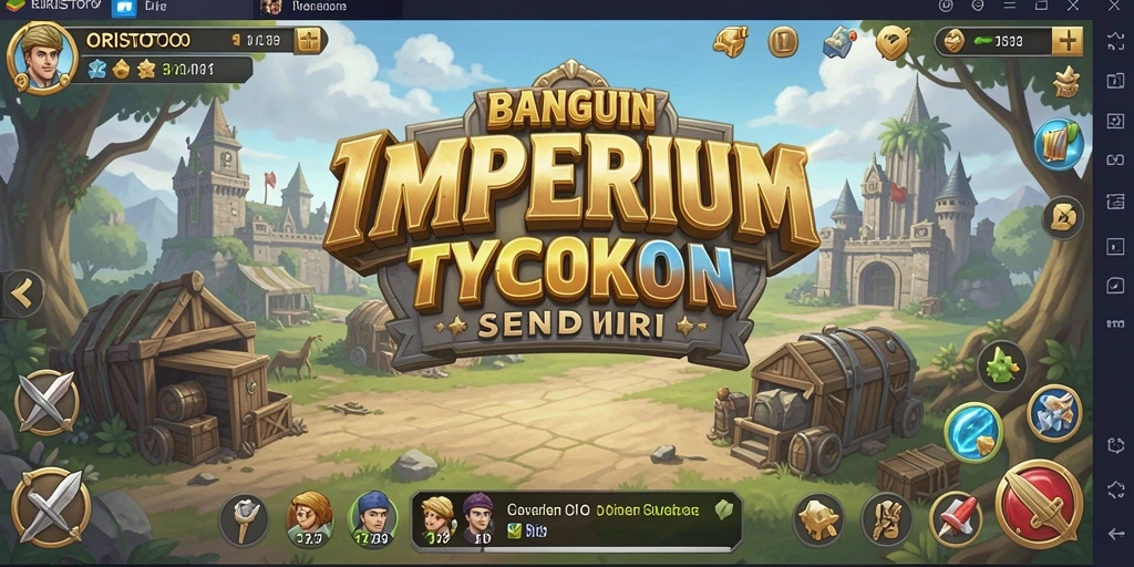 Screenshot utama ORISTOTO menampilkan gameplay Tycoon yang menantang dan menarik.