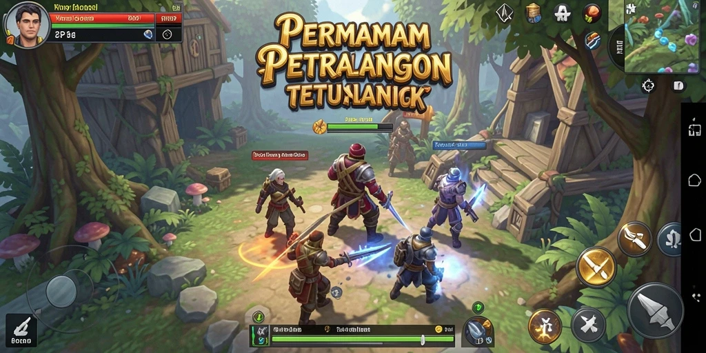 Screenshot menunjukkan aksi strategis mendebarkan dalam PP7.