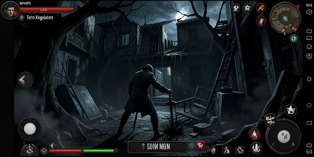 Tangkapan layar utama menunjukkan gameplay Horror yang menegangkan.
